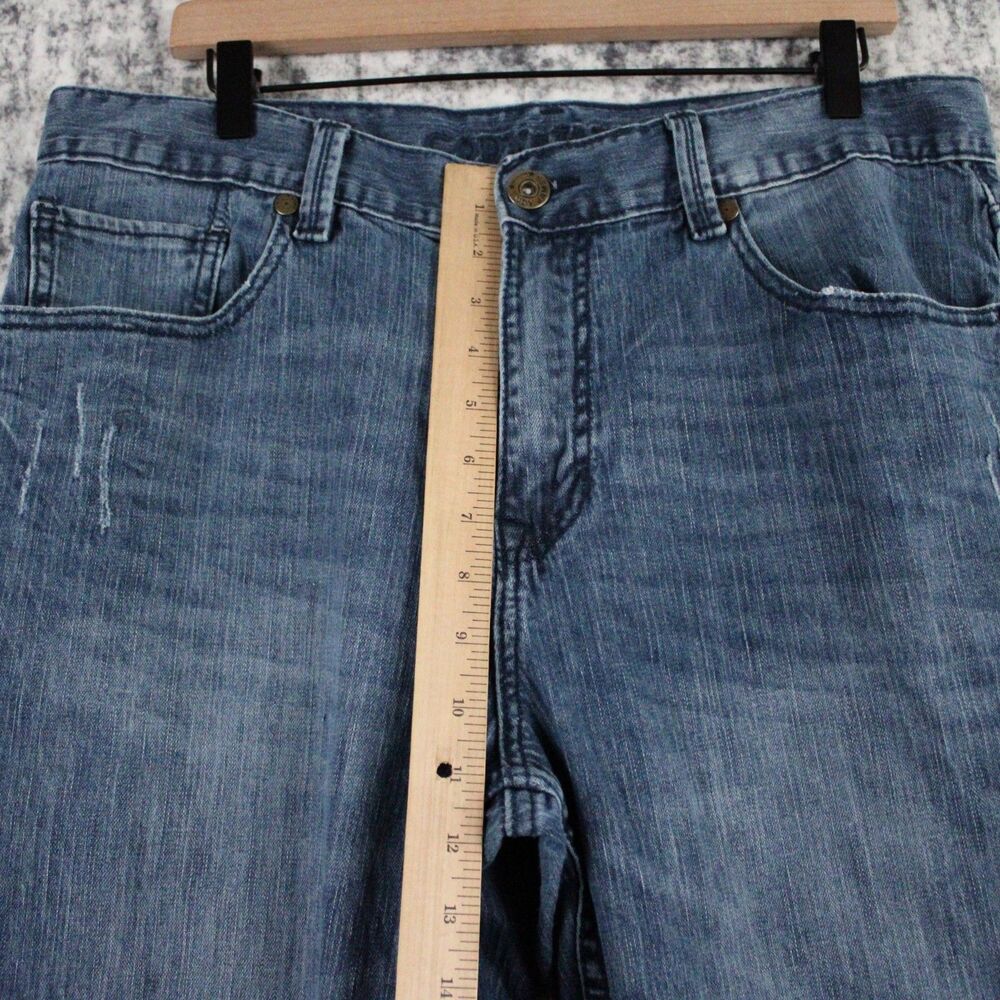 Cody James Jeans Mens Size 34 x 32 Blue Denim Straight Leg Western Cowboy Rodeo - Picture 4 of 8